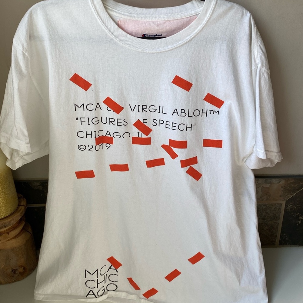 Champion MCA Virgil Abloh shirt